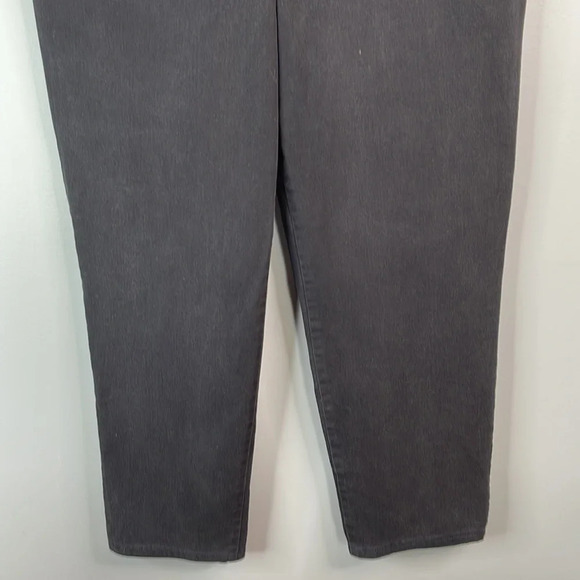 VINTAGE Super High Waisted Black Jeans Mom Black Denim Gloria Vanderbilt 31 - Picture 5 of 14